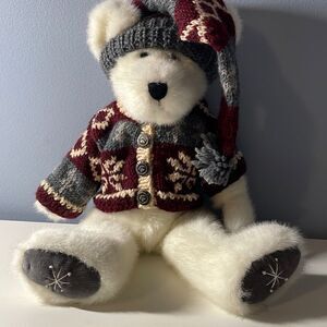 Boyds Bears Vintage Thomas Bearski 19” jointed snowflake